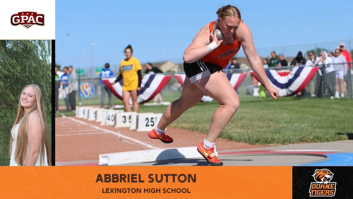 🐯🚨!! We are super excited to welcome Abbriel Sutton of Lexington High School to Doane. She has been part of the Doane Family her whole life with parents &amp; siblings being Alumni! #TraditonNeverGraduates
<a href="/DoaneTrack/">Ed Fye</a> <a href="/DoaneAthletics/">Doane Tigers 🐯</a> <a href="/PrepRunningNerd/">Prep Running Nerd</a>