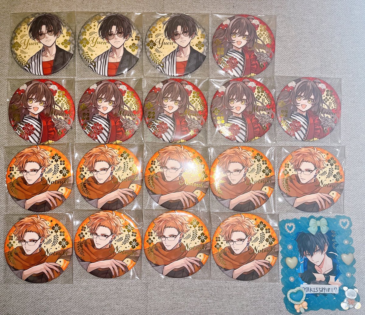 憂炎 東京エイリアンズ 推し旅 箔押し缶バッジ JR東海 東京