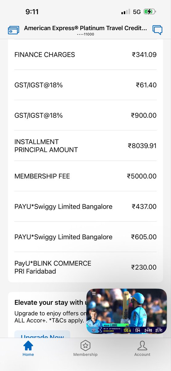FitSandeep's tweet photo. @AmexIndia @AmexBusiness alternatively waive off my annual fees &amp; I will pay the EMI of 8410 for 6 months without using your card going forward and you cancel the came after the payout of the 6th instalments. Amex was way better years back. You guys have become pathetic. PATHETIC https://t.co/iCtdp1IDUy