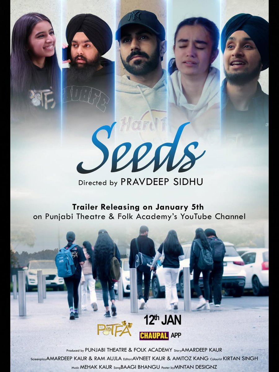 CinemaRareIN's tweet image. Punjabi film #Seeds (2026) by #PravdeepSidhu, ft. Gurpreet Kaur Bhangu, Jasraj Kullar, Amitoz Kang, Avneet Kaur, Anhad Singh Randhawa &amp;amp; Loveleen Kaur Saini, now streaming on @ChaupalApp.
