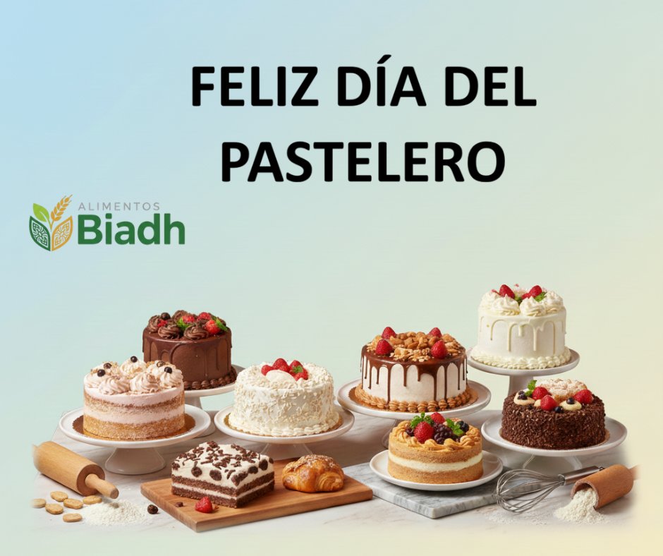 AlimentosBiadh's tweet photo. ¡Feliz Día del Pastelero y la Pastelera! 🎂✨

Hoy celebramos el arte, la paciencia y la pasión que pones en cada creación. En Alimentos Biadh, sabemos que detrás de cada postre perfecto hay un gran talento y, por supuesto, las herramientas adecuadas.

¿Quieres llevar tu producción al siguiente nivel? Nosotros te apoyamos con la mejor tecnología para tu negocio: ✅ Laminadoras para masas perfectas. ✅ Batidoras de alta potencia y más.

¡Haz que tu talento brille con la maquinaria que mereces! 🚀

📩 Escríbenos por DM para asesoría personalizada.

#DíaDelPastelería #AlimentosBiadh #PasteleríaProfesional #MaquinariaGastronómica #Reposteria #Panaderia