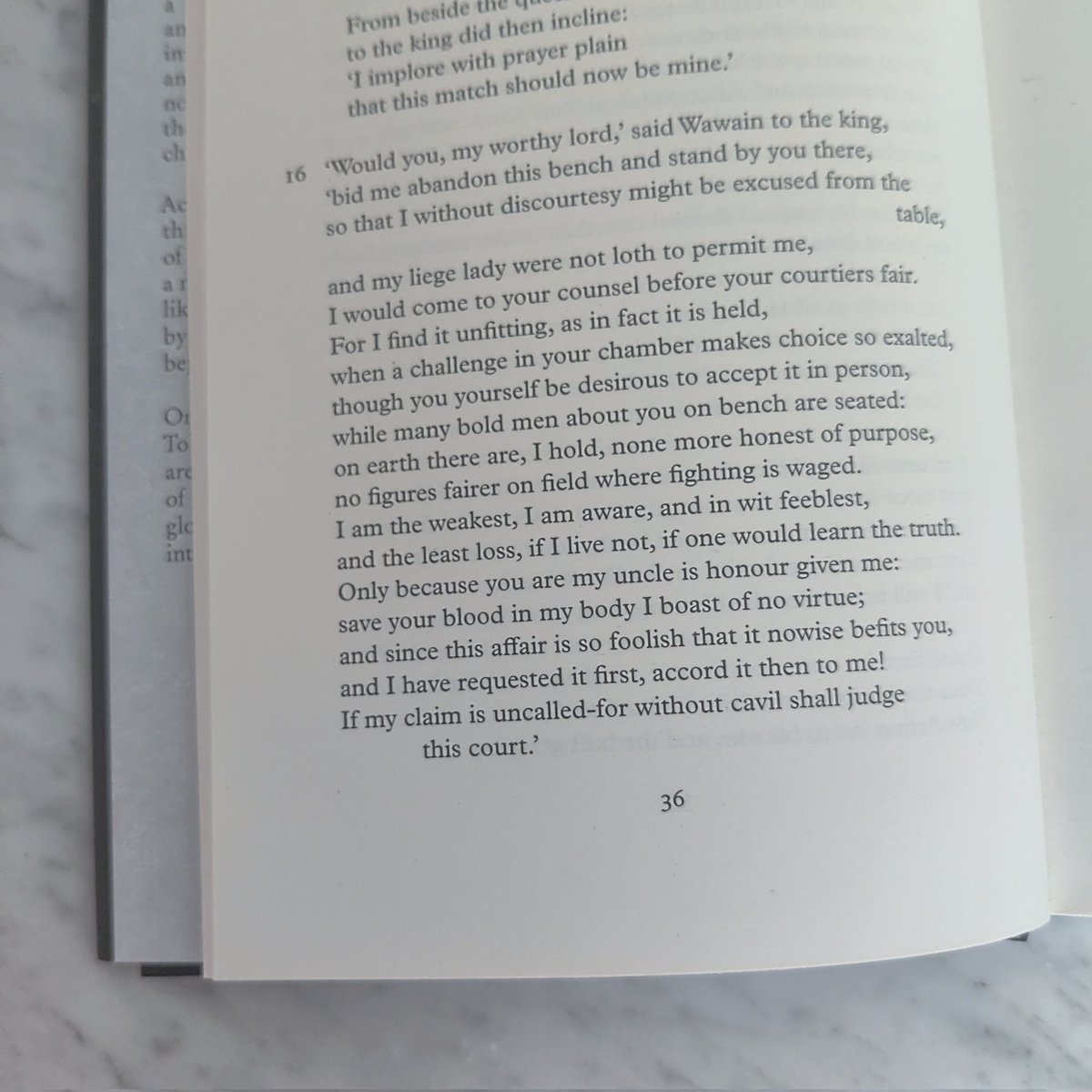 AK__Texas's tweet photo. “I am the weakest, I am aware, and in wit feeblest, and the least loss, if I live not, if one would learn the truth.”

— Sir Gawain and the Green Knight, translated by J. R. R. Tolkien https://t.co/uXHx8Q2820