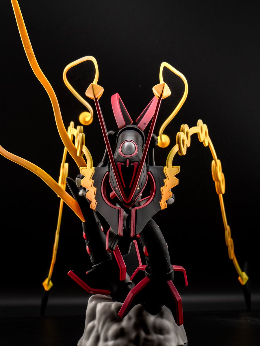 ポケプラ メガレックウザ (色違い.ver)✨ 長男と共に作成しました