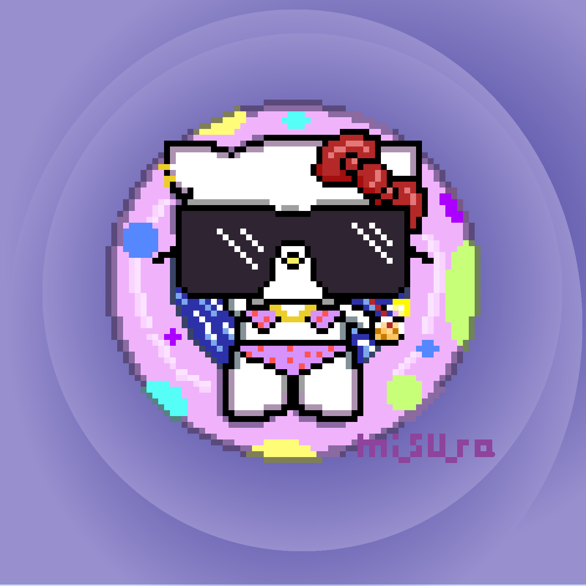 Mi_Su_Ra's tweet photo. just added the simplest of backgrounds to my hello kitty...

#pixelart #HelloKitty #Pixel #SummerVibes https://t.co/mPQoo93Vaq