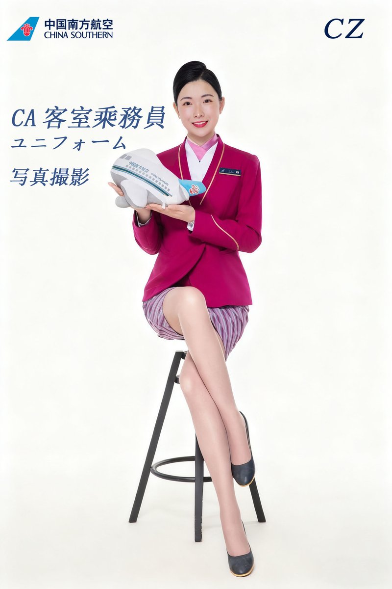 GDKJNH's tweet photo. 日本の有名女優宮西ひかるが中国南方航空の客室乗務員の制服を着て写真撮影をするなんて、��んてセクシー！ @miyanishihikaru この記事の写真はすべてAI生成の顔画像を使用して作成されています。ご不便をおかけして申し訳ございません。 https://t.co/MXvxkhtsSv