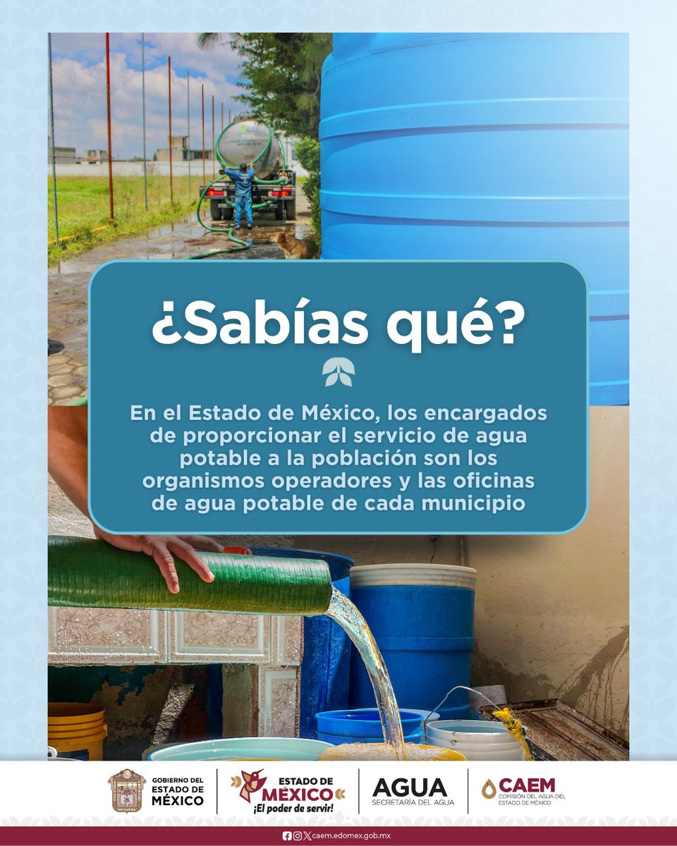 Comisión del Agua del Estado de México tweet media