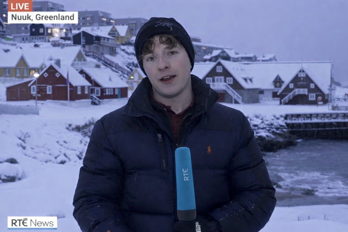 edmundheaphy's tweet photo. It’s been a privilege to report from Greenland – though it has seriously tested my cold-weather wardrobe https://t.co/RdM7H9VVZj
