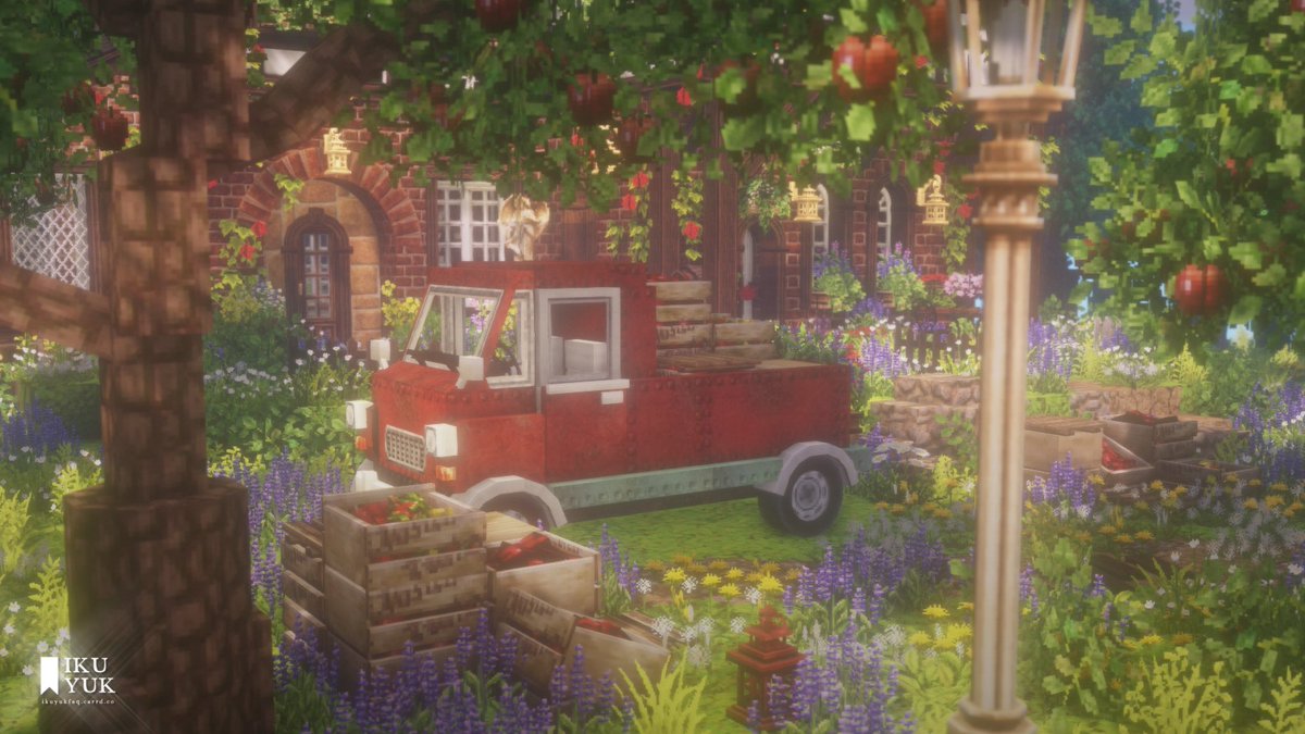 ikuyuk_'s tweet photo. Apple Orchard 🍎🌿
#MiniaTuria / #Minecraft https://t.co/oLrP1seS7V