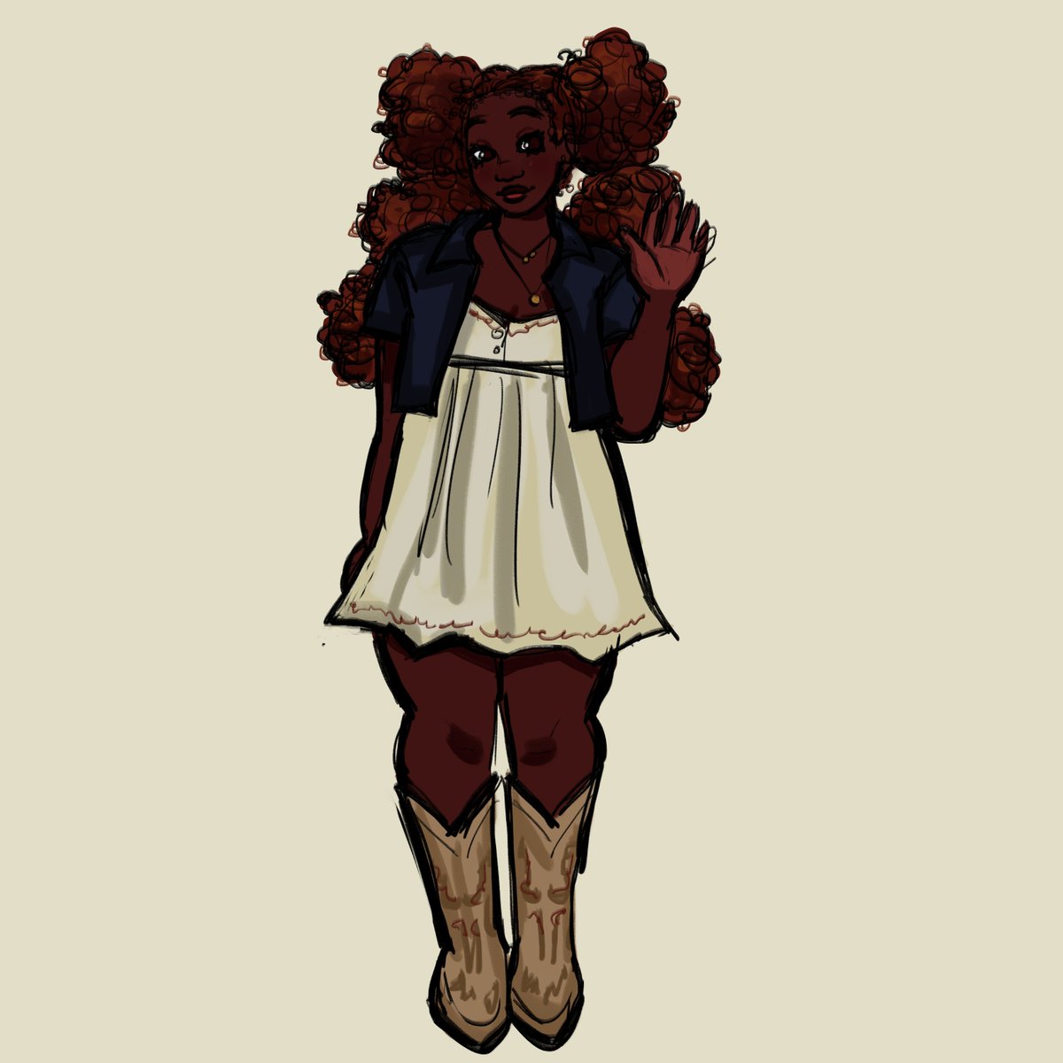 lazy hazel sketch i just wanted to draw her