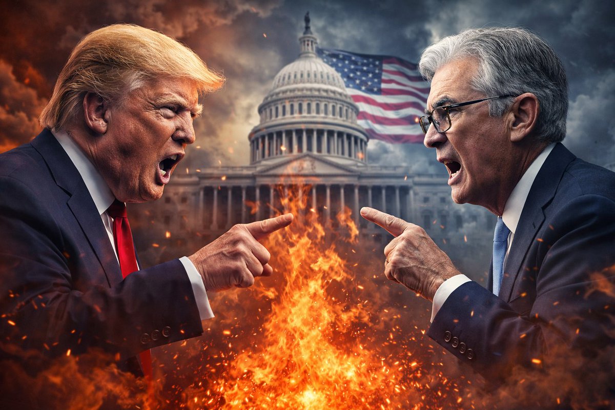 Wenn Politik plötzlich wichtiger wird als Daten.

Die letzten Tage zeigen sehr deutlich, wie fragil Vertrauen an den Märkten ist.

Nicht wegen neuer Wirtschaftsdaten.

Nicht wegen Inflation oder Arbeitsmarkt.

Sondern wegen politischer Eskalation.

Angriffe auf die Unabhängigkeit