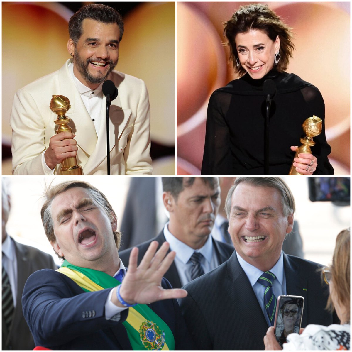 Atores comunistas // ator bolsonarista