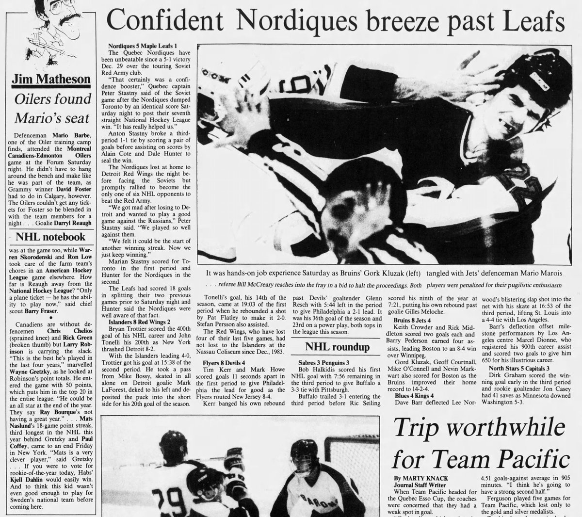 1986 Oilers Day by Day tweet media