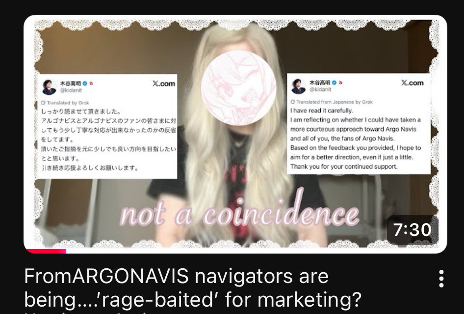 arigonavis's tweet photo. i made a video about the timing of THAT announcement. it's the second time this has happened, it's a joke 🙄 https://t.co/9dmBha5eRp https://t.co/zXJ4PbhPOq