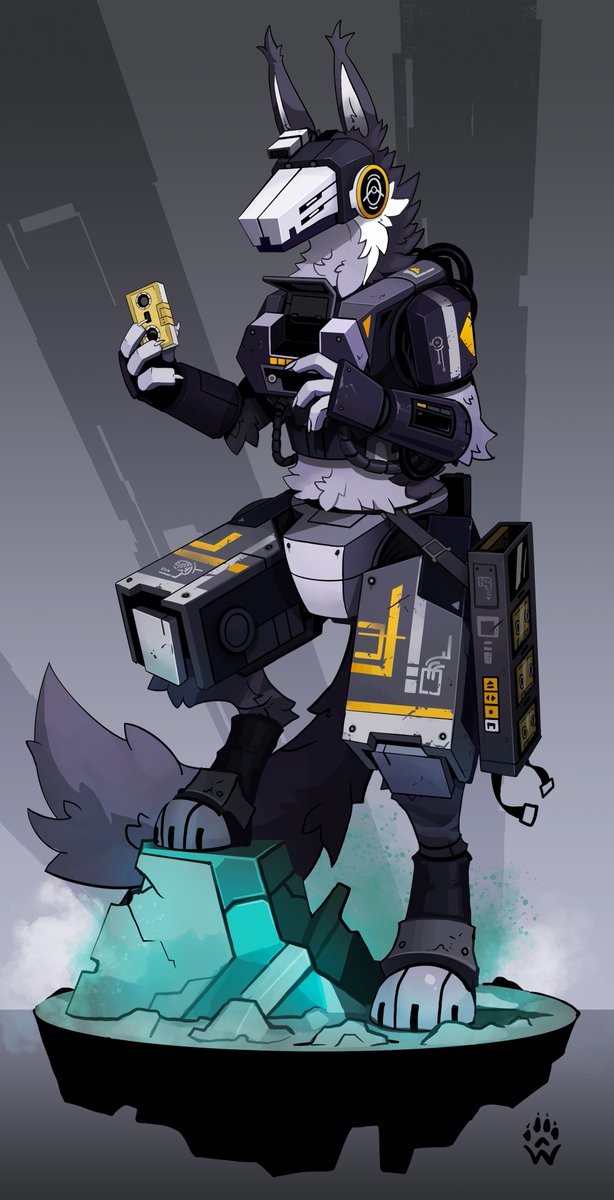 WolfdawgArt's tweet image. Commission for @Gordangrump !

#protogen #conceptart