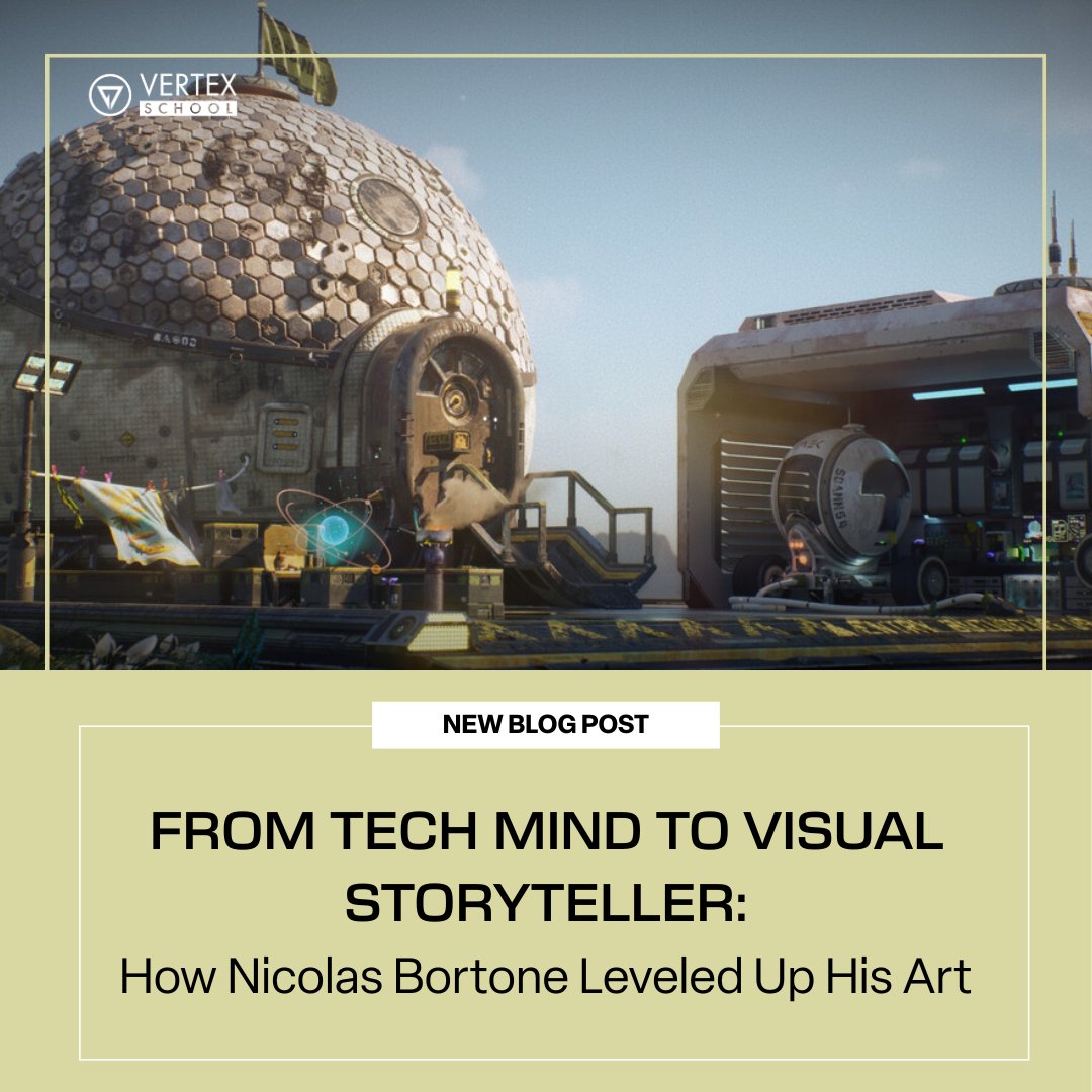 From solving systems to shaping stories 🎮✨

👉 Read the full article here: vertexschool.artstation.com/blog/n7er7/fro…

#environmentart #environmentartist #vertexschool #unrealengine #studentartwork #gameart #gameartist #3dart #3dartist #blender #zbrush