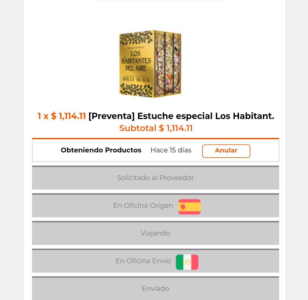 Lilibethyue's tweet photo. @BuscaLibre Buenos días, disculpen me pueden explicar porque hoy el estuche de habitantes de aire aparece como envío rápido a México mientras que yo que lo compre en preventa me sigue apareciendo como "obteniendo productos"? https://t.co/tuHXdHuGVF