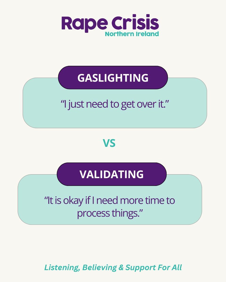 Many survivors often self-gaslight as they doubt their own internal experiences, deny or minimize their feelings and tell themselves that their reactions are not important or valid. 

Let's take back our power and shut down these voices, lets validate ourselves 💪