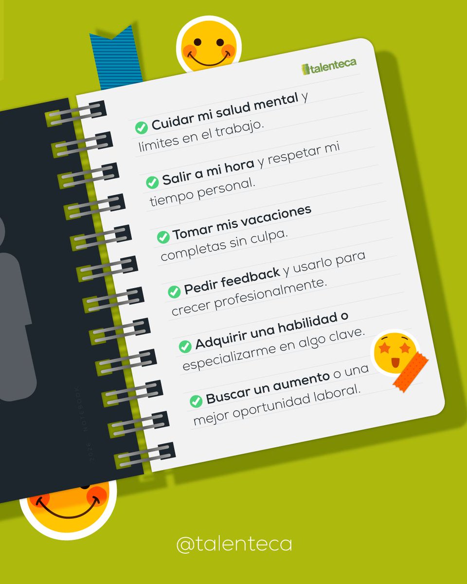 Porque crecer profesionalmente no siempre significa cambiar de puesto, sino elegir entornos donde puedas avanzar, aprender y mantener el equilibrio.

Nuestro propósito #2026 es brindarte vacantes que saquen lo mejor de ti, ¿cuál es el tuyo?  Te leemos 👀

💡 Mejores Prácticas.