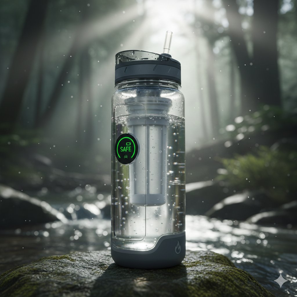 Introducing the "Aqua-Sense Flask" My latest Camp Haven Survival Tool. This innovative flask not only stores water but also purifies it with a built-in filter and tests for contaminants. Stay hydrated and safe in the Valley and <a href="/DataHaven_xyz/">DataHaven 🫎</a>! #CampHavenSurvivalTool #DataHaven
