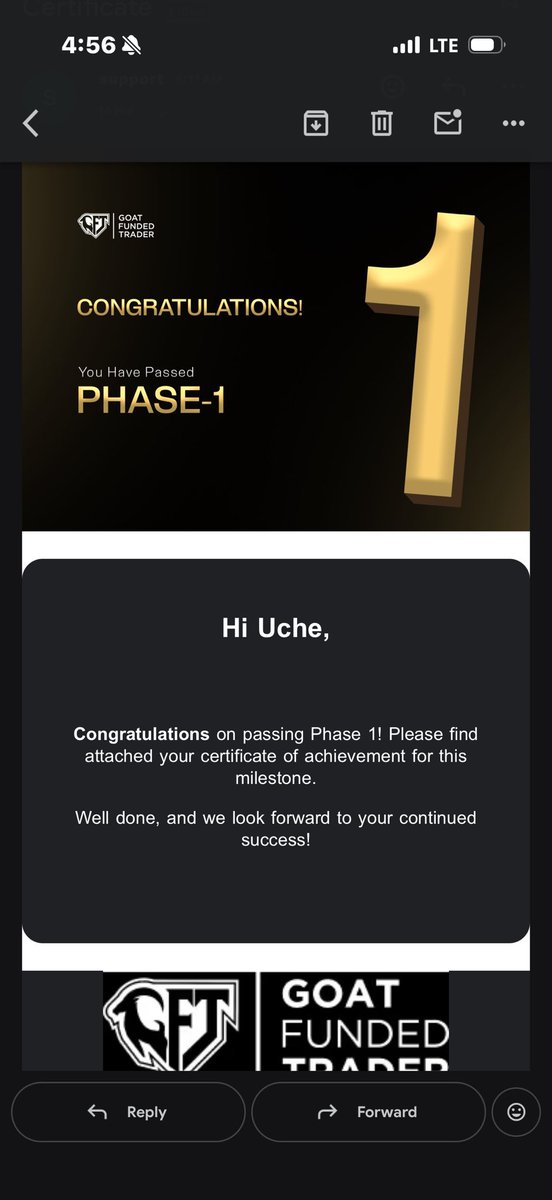 Tradewithjay01's tweet photo. Phase 1 successfully passed

Lets pass phase 2 by Gods grace 📊🏌️

#TraderLife https://t.co/clgja66H7z