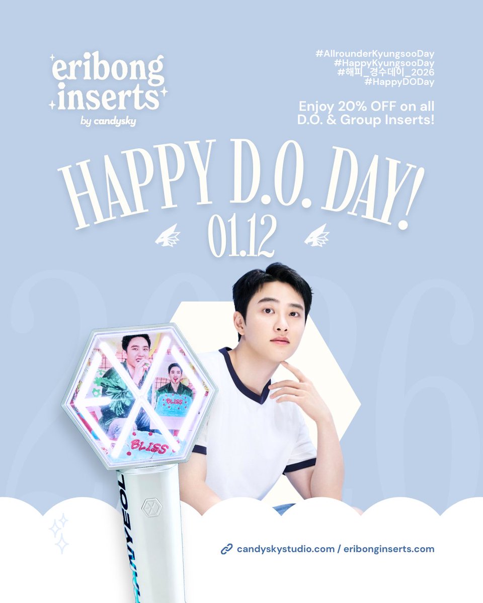 Happiest Birthday to our dearest Kyungsoo! 💖🐧🥹🥳

#AllrounderKyungsooDay
#HappyKyungsooDay
#해피_경수데이_2026 
#HappyDODay
