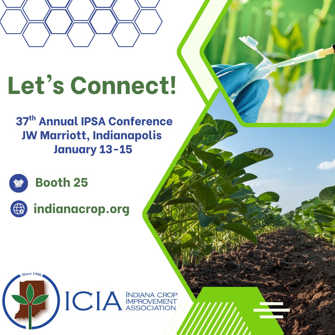 cbsclive's tweet photo. Join us this week at the IPSA Conference and let's discuss how #indianacropimprovement can provide you with #seedtesting solutions! 

#agriculture #agconference #qualitytesting https://t.co/jOEGr7zRRh