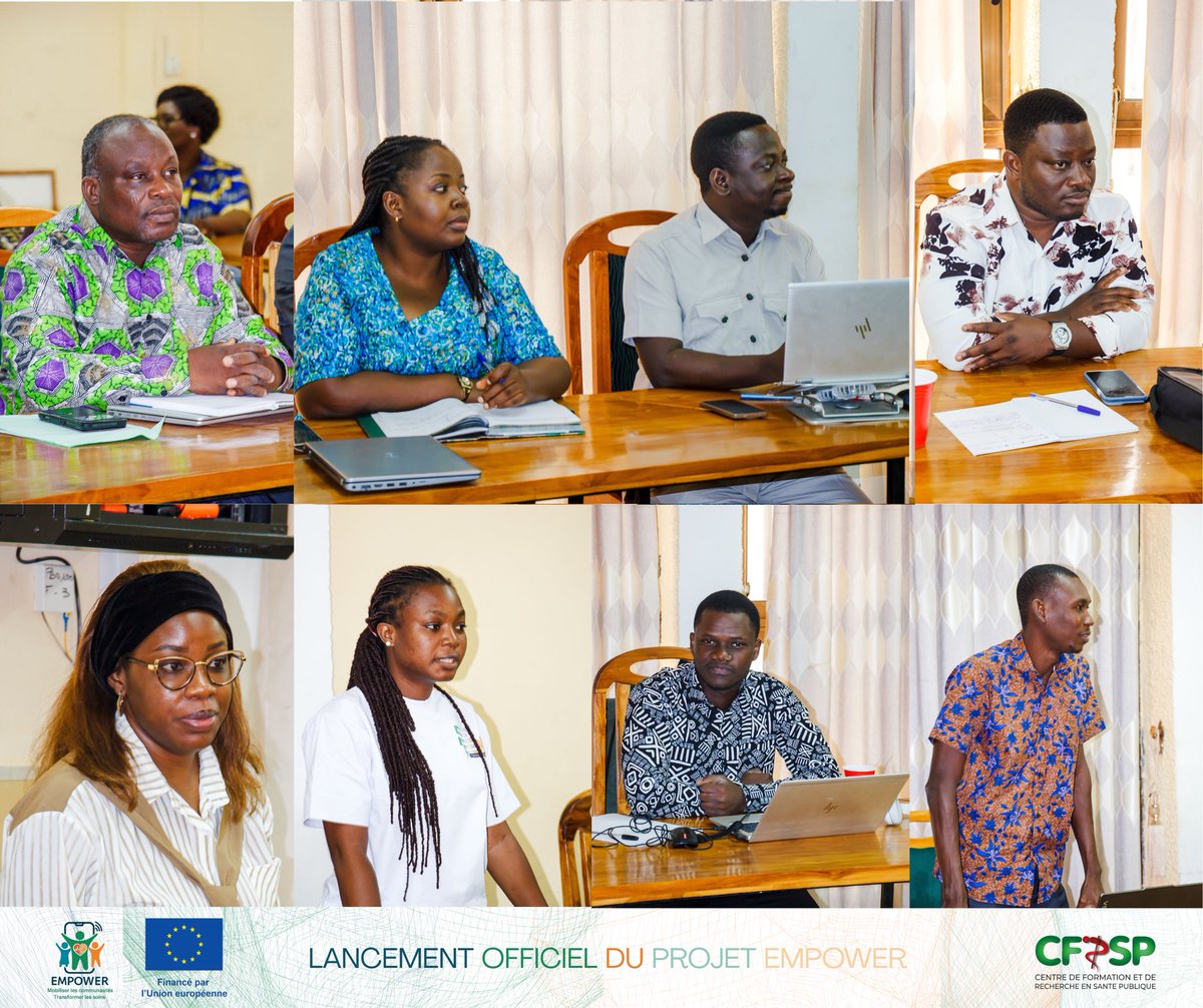 CfrspUl's tweet image. Le projet EMPOWER a été lancé au #CFRSP en présence des acteurs clés des districts ciblés. Cette étape ouvre une dynamique de mobilisation communautaire pour réduire l’impact des maladies non transmissibles.

#EMPOWER #MNT #SantéPublique