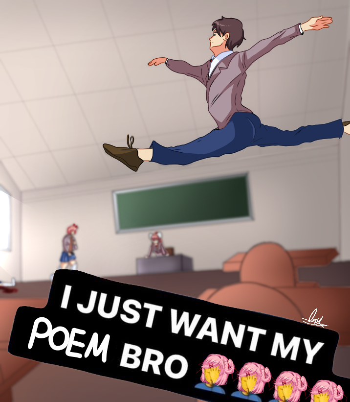 OnyxVoyd's tweet photo. ANYTHING but sharing 🥀
#DDLC https://t.co/WHX0wptcXP