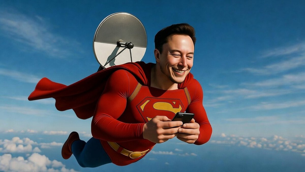 Internet down? Don’t worry, Superman’s on his way… with a dish and fresh memes.
😂🤣 #Starlink #Iran #ElonMusk  # Trump