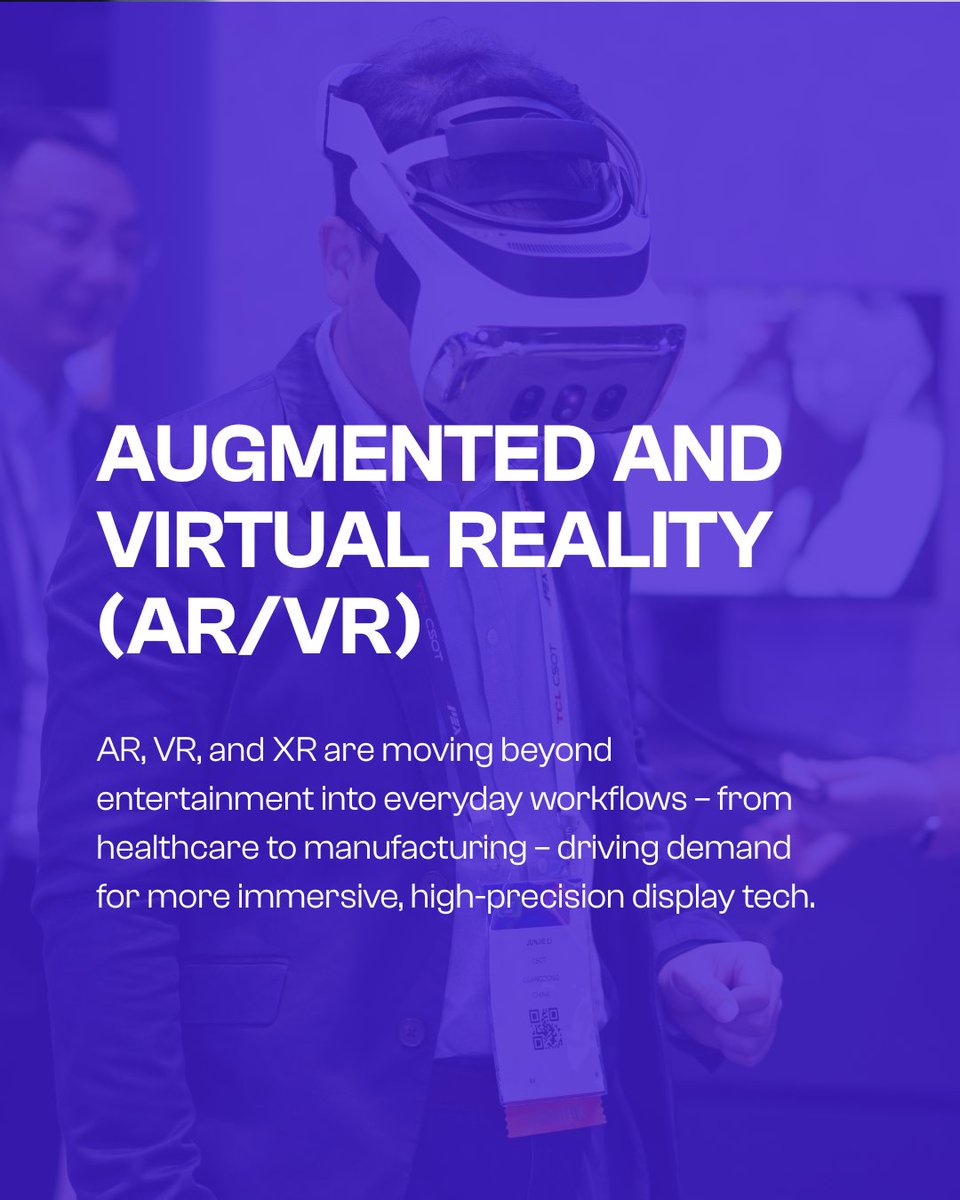 DisplayWeekSID's tweet photo. 2026 is shaping up to be a game-changing year in display tech. As the industry’s leading event for cutting-edge display tech, #DisplayWeek connects you with the experts behind these breakthroughs and let's you experience what's next.

Which trend are you most excited about?👇 https://t.co/2WA80XMJ74