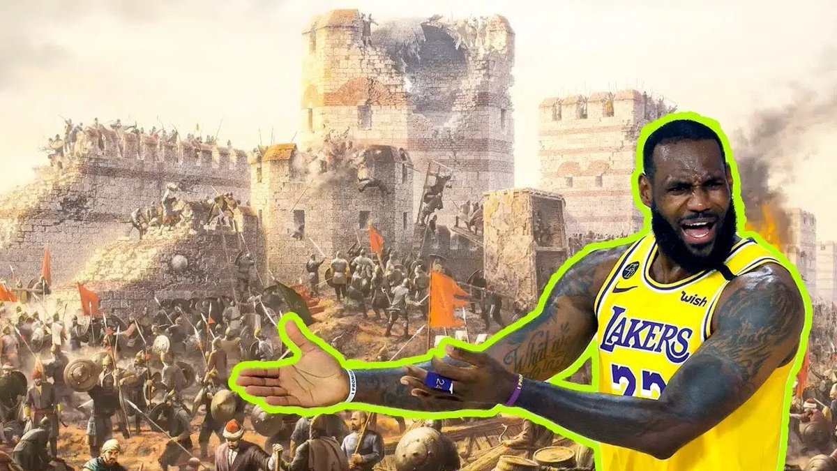 Vexian's tweet photo. How did the fall of Constantinople affect LeBron's Legacy?

This is one of the most absurd titles I've ever seen—but it marks a turning point for the biggest trend on YouTube you haven't noticed.

Here's how absurdism is changing YouTube forever 🧵 https://t.co/G6EzSkqxDs