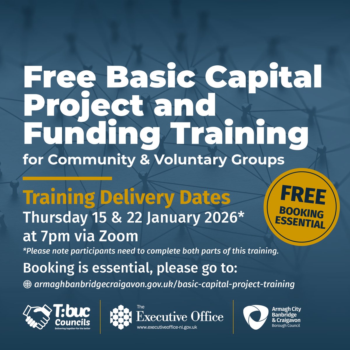 abcb_council's tweet photo. Is your group thinking about a capital project but you’re not sure if you're ready or where to find funding? Then we’re here to help! Sign up for free online training here: 👉 https://t.co/xfNQSKzH9t

#CommunityABC https://t.co/IE6b0rKfMp