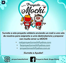 fmlaberinto's tweet photo. "Proyecto mochi" Desde el programa DESPUÉS DEL ATARDECER, conducido por Marcelo Valeiras y Javier Casemayor, con María Laura Companys, Se trata de distribuir mochilas con elementos para la escuela y distribuirlos en todo el país 
https://t.co/PUc8fzDiUk https://t.co/fPyuUy3TxV
