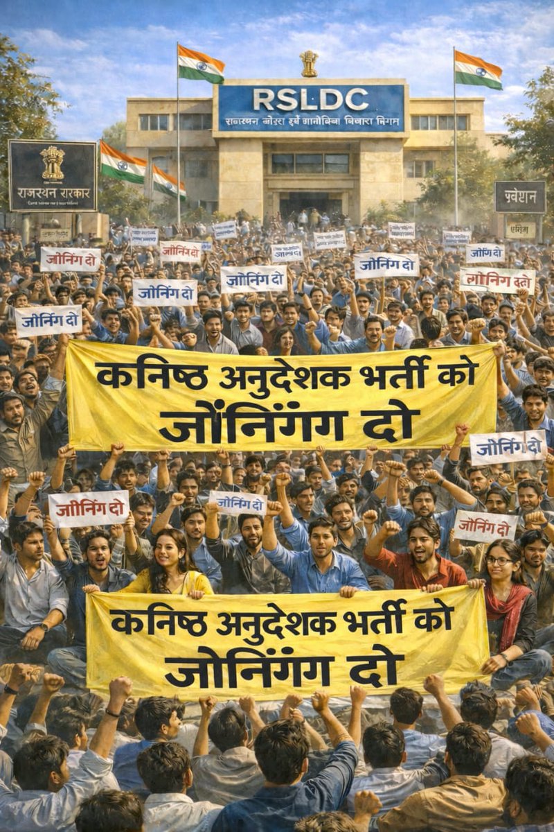 lucky_Rj29's tweet photo. कनिष्ठ अ���ुदेशक के बेरोजगार @BhajanlalBjp सरकार से आपने हक़ के लिये भीख मांगते हुये.... 😭
4 महीने हो गये बधाई पत्र मिले लेकिन आज तक जॉइनिंग नहीं मिली @alokrajRSSB जी  थ���ड़ा @BhajanlalBjp सरकार से हम लोगों की भी मांग पंहुचा दो 🙏🙏🙏
@DrKirodilalBJP @kkvishnoibjp https://t.co/h9DABctZCI