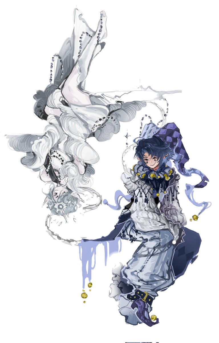 NKC_1510's tweet photo. Idk, but I think it looks great... (jester x princess) #forsaken
#princesstwotime #jestertwotime https://t.co/cVaM3pJPEt