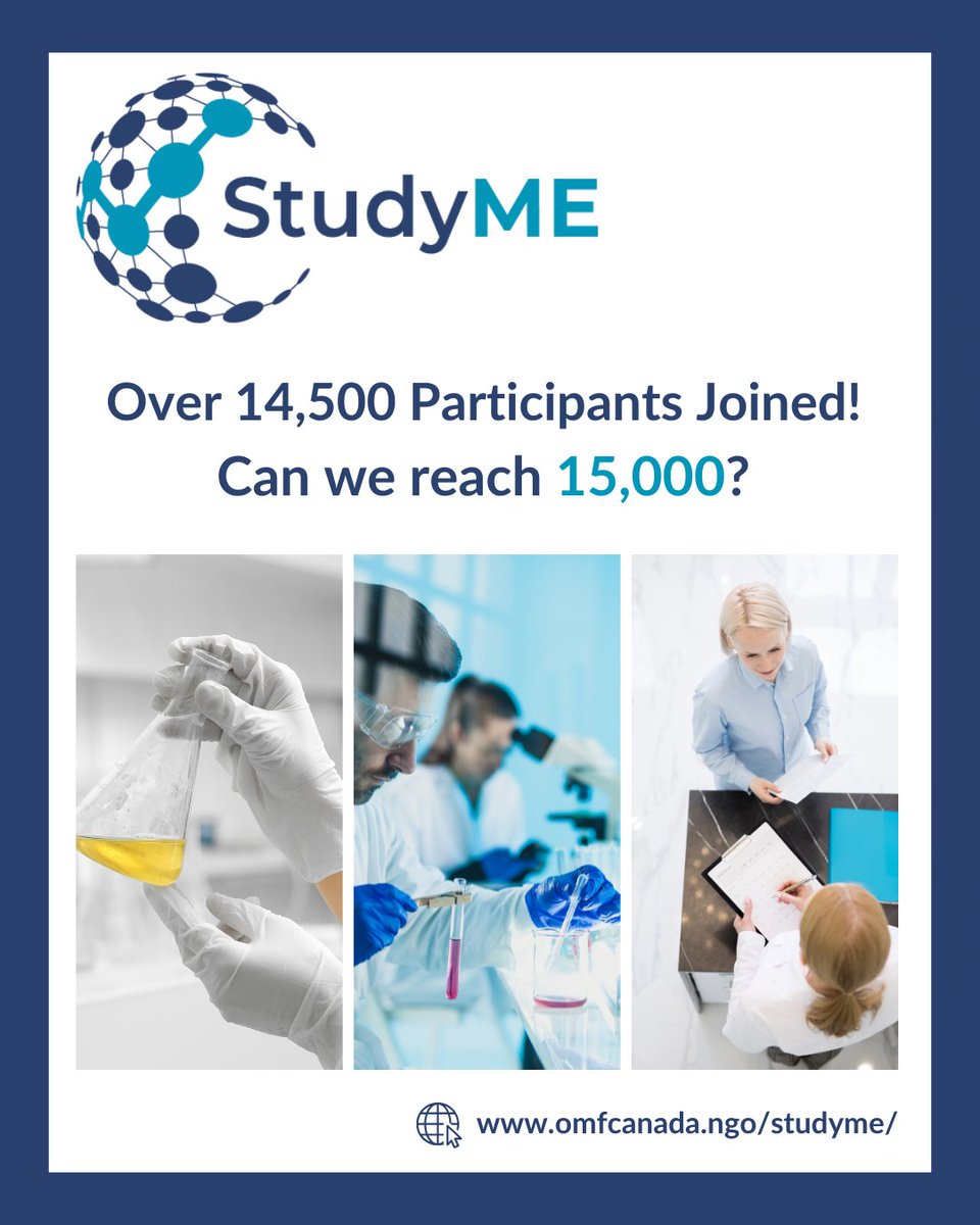 🌎 OMF StudyME is a free global participant registry. StudyME has helped recruit for over 20 studies of varying types and registered over 14,500 participants across 85 countries. 

Will you help us accelerate research? 👉 Learn more and sign up today: ow.ly/bKpz50XU8qm.