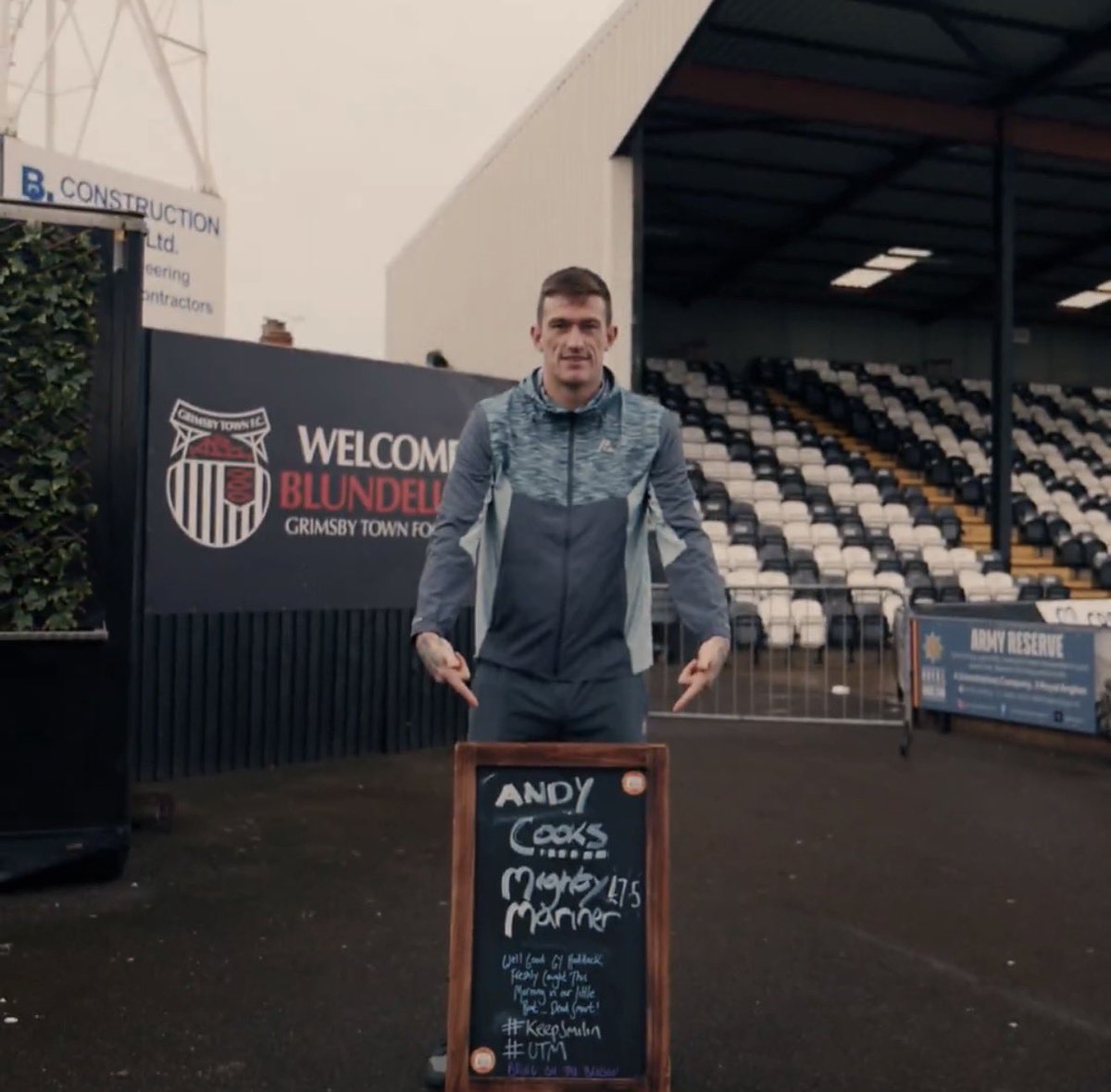 MarinersLifeUTM's tweet image. Andy Cook signs for Grimsby town from Bradford 
#gtfc #bradfordfc #cook #andycook