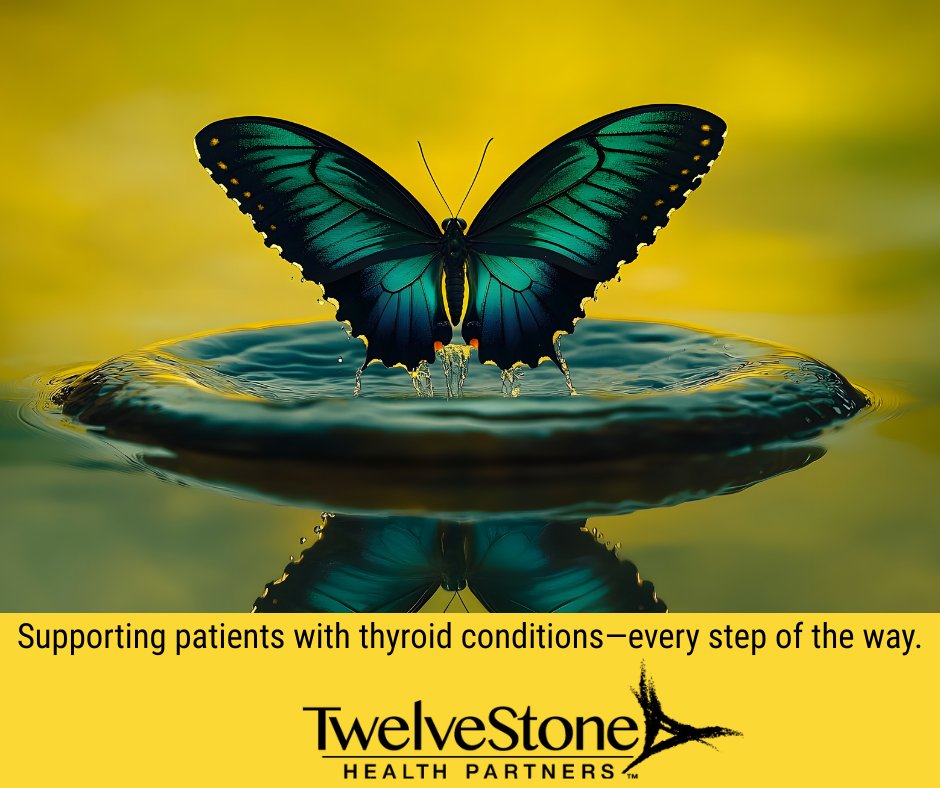 🦋 January is National Thyroid Awareness Month.
The thyroid care can be complex. We’re proud to support patients with compassionate, patient-centered specialty care.
#ThyroidAwarenessMonth #12Stone #PatientCare