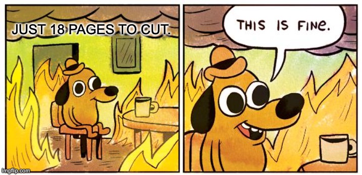 Spines_com's tweet photo. Every time I promise myself I won’t get attached to scenes...

#bookediting #authorlife #writerlife #writermeme #publishing #selfpublishing #indieauthors https://t.co/vIfXNlHGD6