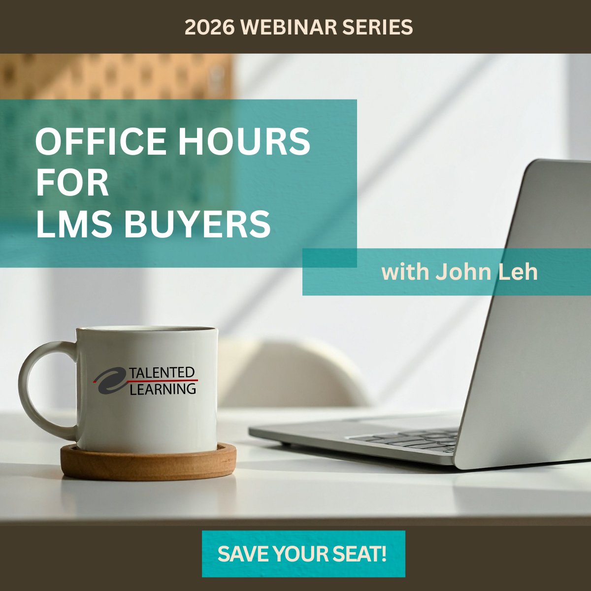 JohnLeh's tweet photo. ⏰Starts Wed, Jan 14th! ⏰ If you're choosing an #LMS this year, you deserve to buy with confidence. That's why I'm hosting a 6-part Office Hours series.
No cost. No vendors. No strings. Only my best advice as a consultant. RSVP➡️ https://t.co/goaFYepCvQ
#B2B #HRTech #elearning https://t.co/dZ1zgFBbFo