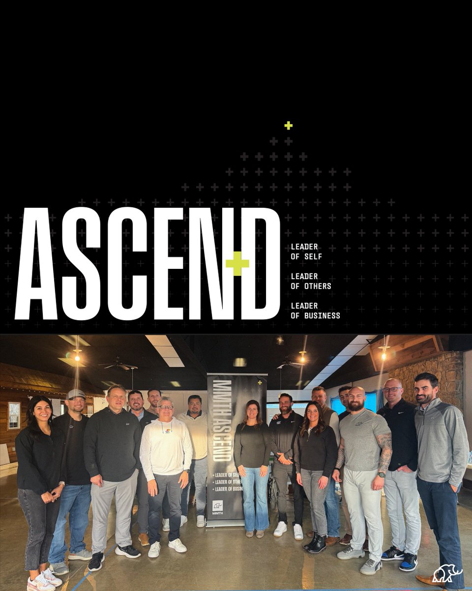 MMTHBuilt's tweet image. Recently, we kicked off Ascend, a six-month leadership development program designed to help our Herd grow together.
With Ascend, we bring knowledgeable leaders into our organization to invest in our people and strengthen how we lead. #Leadership #Growth #Culture

A thread🧵: