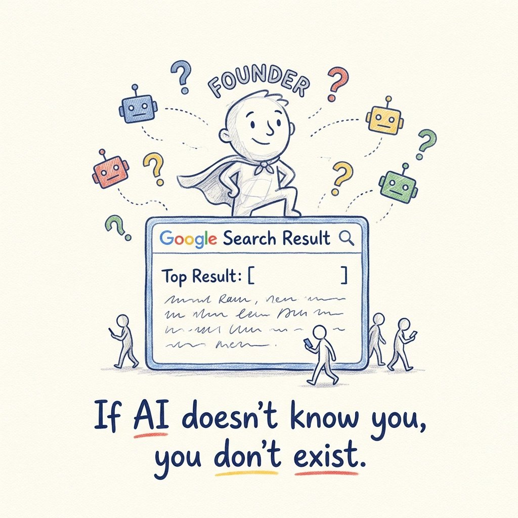 DiversifiedFun's tweet photo. You’re #1 on Google, but your traffic is falling fast. People ask AI, not search: and if AI doesn’t know your biz, you’re invisible. This is the new founder problem. Ready to fix it? (Playbook drops tomorrow) https://t.co/Ncx8gzit1Z