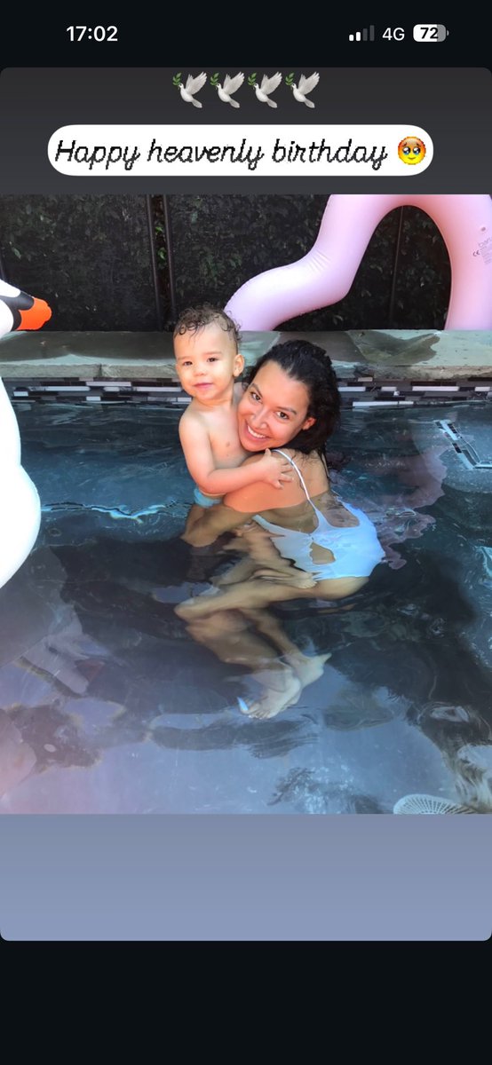 NayaRivera_Team's tweet photo. Ryan’s Instagram story ♥️ 

Happy birthday Nay Nay ♥️ https://t.co/aRHtiCR49a