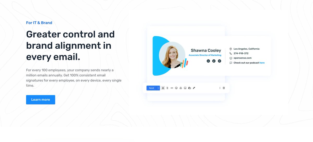 Q4 is the stress test.
January is the reset.

If it cracked in December, fix it now.

Scalable systems > manual fixes.

Don’t let your email signature be one of these cracks. See what it’s like to have centrally managed email signatures. → hubs.li/Q03ZMSp90