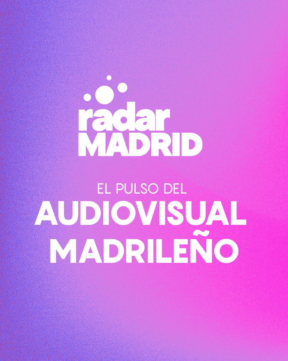 Clúster Audiovisual de Madrid tweet media