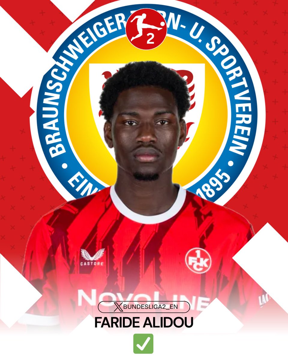 Bundesliga2_EN's tweet photo. 🚨 Official: Faride #Alidou leaves 1. FC Kaiserslautern to join Eintracht Braunschweig.
↩️ 6-month loan with an option to buy.
🗞️ https://t.co/VmamQJh7FF
#Bundesliga2 #Betze #BTSV https://t.co/Rh9cvwXoTv