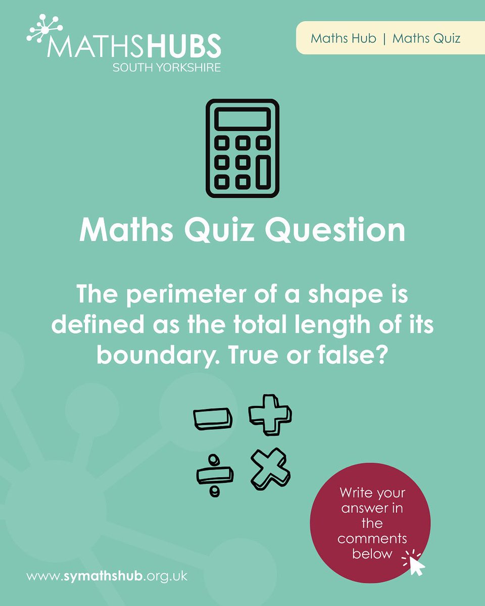 The South Yorkshire Maths Hub tweet media