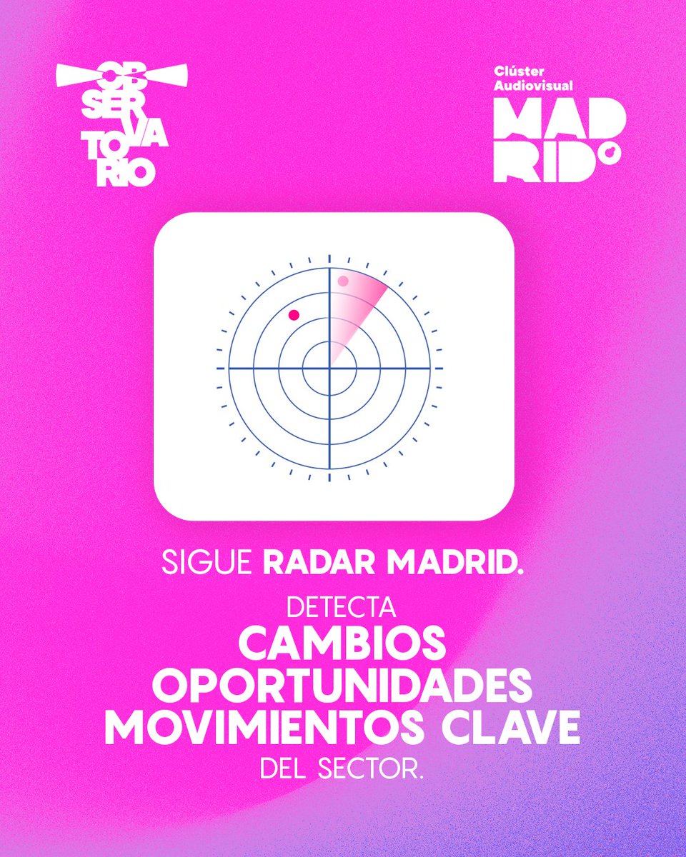 Clúster Audiovisual de Madrid tweet media