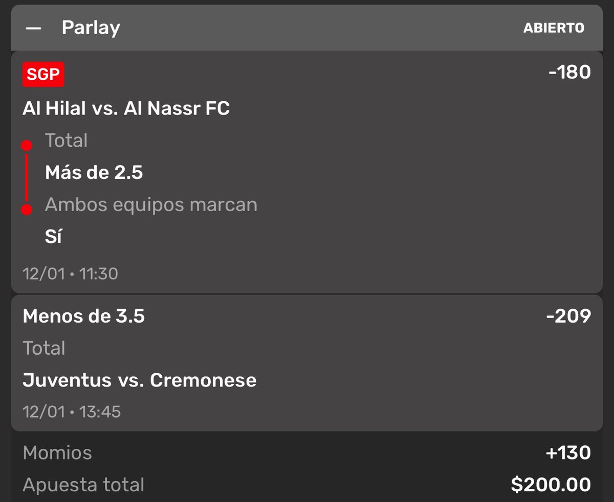 LosChikiPicks's tweet photo. FREE PICK DE HOY 🤑😎🔥
Que su semana esté llena de VERDES 💚 https://t.co/Agz1cKGddj