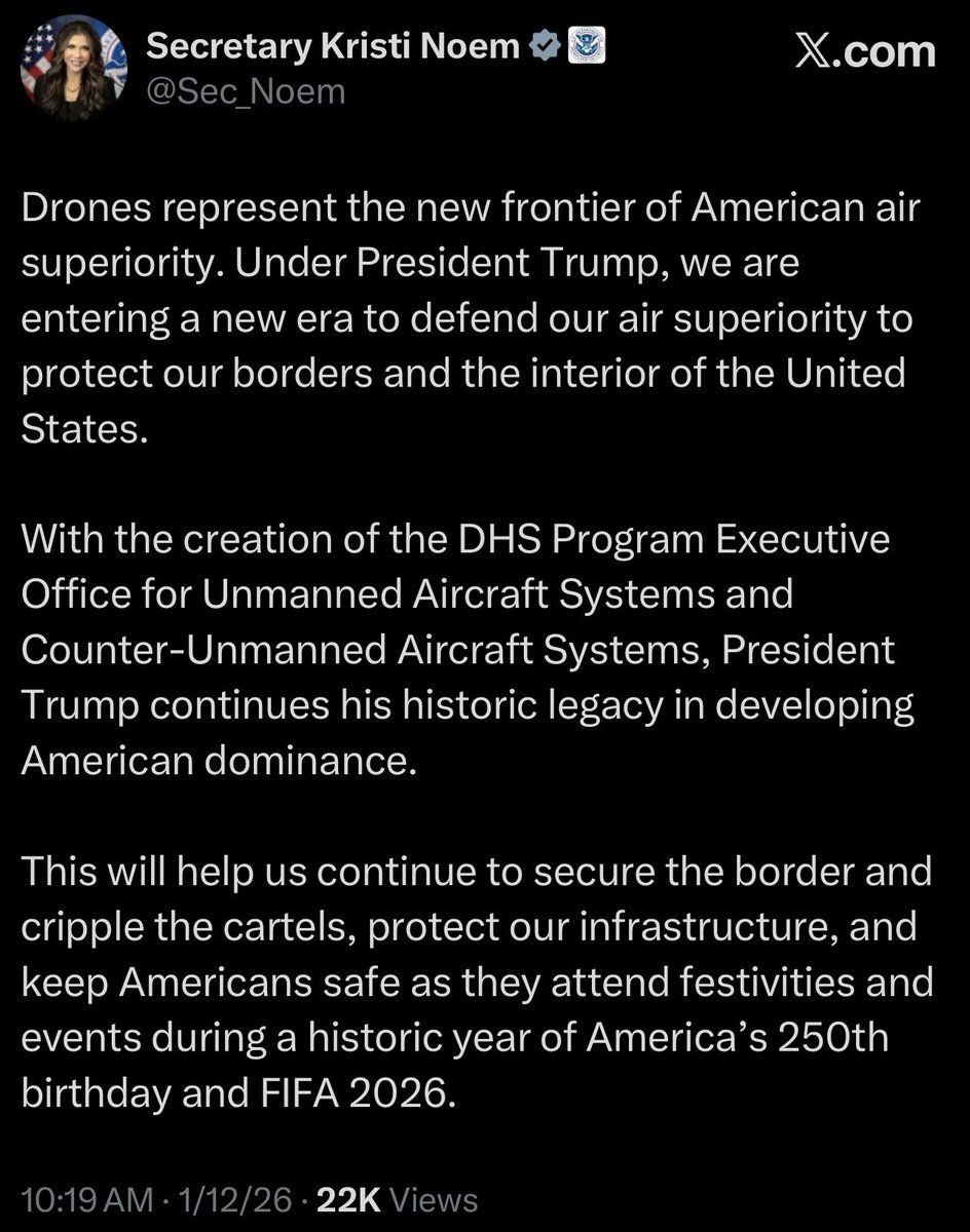 RonFilipkowski's tweet image. ICE Drones coming to a city near you.